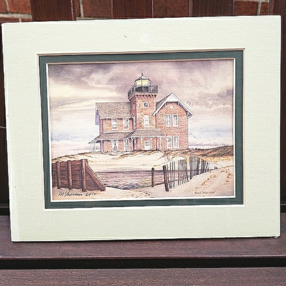 Harbour Lights Sea Girt New Jersey Lighthouse Print